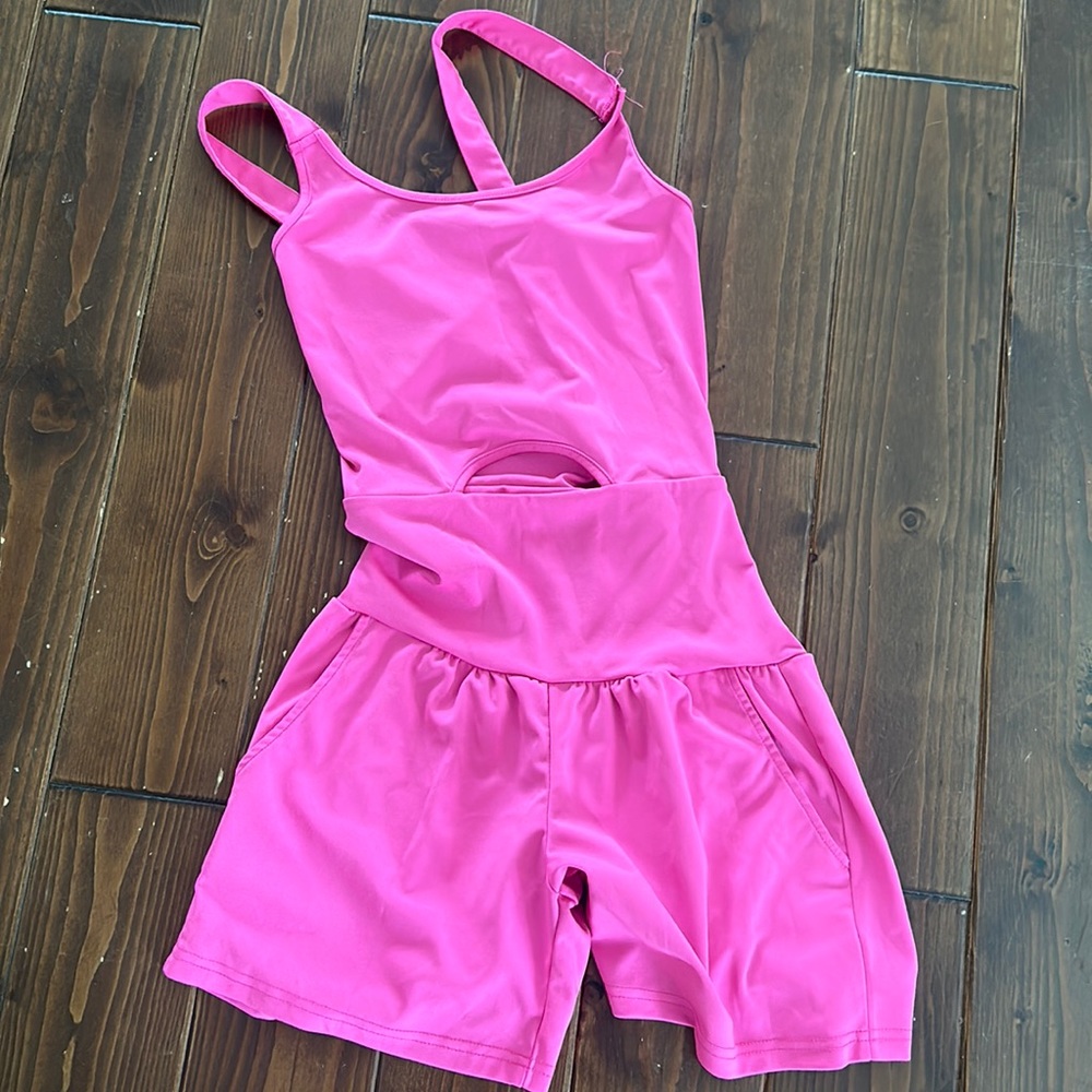Gorgeous hot pink romper *free people replica*